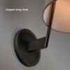 Luxo-novo-estilo-chin-s-de-cobre-tecido-l-mpada-parede-sala-estar-led-arandela-banheiro-3 Arandela minimalista chinês