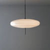 pendente ufo disco acrilico branco marca miresa Pendente acrílico designer italiano