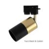 spot-para-trilho-preto-e-dourado