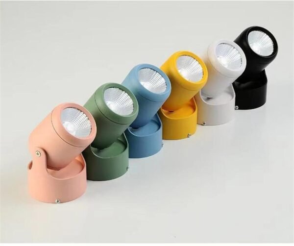 180-rota-o-tricolor-superf-cie-mut-vel-montado-downlight-led-10w15w20w24w-cob-l-mpada-de Spot led rotação 180° Miresa