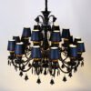 Preto-lustre-de-cristal-ilumina-o-luxo-hotel-sala-estar-luzes-vidro-transparente-led-escada-l-1 Lustre Baccarat Clássico