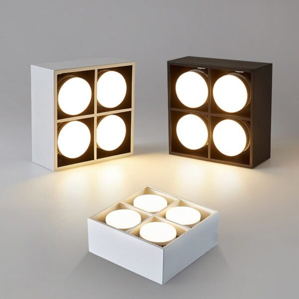 A-montagem-em-superf-cie-n-o-pode-ser-escurecido-quadrado-conduziu-downlight-com-substitu-vel
