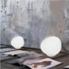 Bola-de-vidro-moderna-luz-de-teto-foscarini-gregg-globo-branco-l-mpada-do-teto-lumin-3 Replica Bola Vidro Ovoide Foscarini Gregg