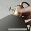 Criativo-moderno-Lustre-Macaron-Estilo-Highquality-LED-Lustre-Teto-L-mpada-Pingente-Para-Restaurante-Decora-o-3 Pendente chapéu industrial