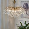 Elementos-De-Luxo-Cristal-L-mpada-Pingente-Moderna-Sala-De-Estar-L-mpada-Pingente-Art-Light-3 Lustre dourado de cristal k9