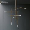 Lustre minimalista barras led
