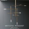 Lustre minimalista barras led