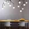 Lustre Arvore Bola Vidro