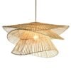 Lustre rustico rattan Multi-camadas | Miresa | loja-de-luminárias-São-Paulo Lustre rustico rattan Multi-camadas — lustre de rattan rustico multi da Miresa, loja-de-luminárias-São-Paulo.