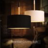 Lustre Redondo Tecido