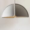 Ilumina-o-ac-stica-sentiu-pingente-l-mpadas-p-s-moderna-minimalista-luz-pingente-designer-para Pendente industrial 1/2 esfera