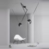 Led-arte-deco-diy-cinto-preto-laranja-lustre-pendurado-l-mpadas-luz-pingente-lumin-ria-de-3 Lustre moderno cinto