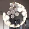Lumin-ria-pendente-de-designer-italiano-lumin-ria-criativa-de-lua-branca-preta-suspens-o-quarto Lustre pós-moderno italiano