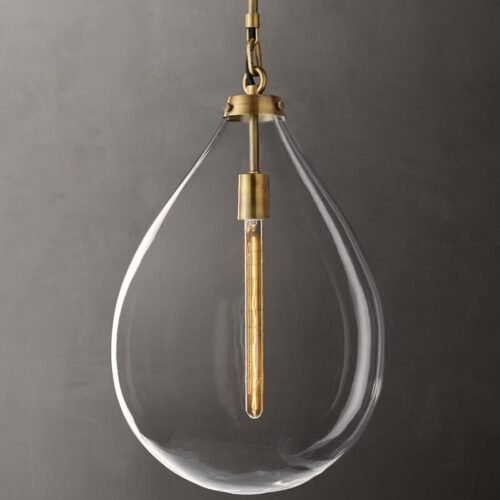 Lustre-de-vidro-transparente-minimalista-lustre-moderno-retr-com-l-mpada-para-janela-de-loja-de Pendente caju retro vidro
