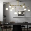 Lustre Arvore Bola Vidro