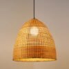Pendente bambu tecelagem rattan: pendente de rattan bambu tecelagem, oferecido pela Miresa, loja-de-luminárias-São-Paulo.