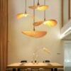 Lustre rustico bambu asiático | Entrega em Todo Brasil
