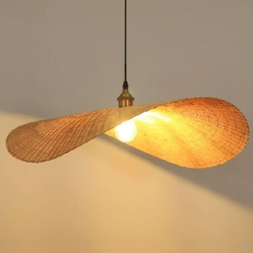 Lustre rustico bambu asiático | Entrega em Todo Brasil