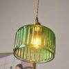 Nordic-luz-pingente-de-vidro-cor-abajur-pendurado-l-mpada-lumin-rias-quarto-moderno-cobre-japon-2 Pendente Vidro Verde Ou Transparente
