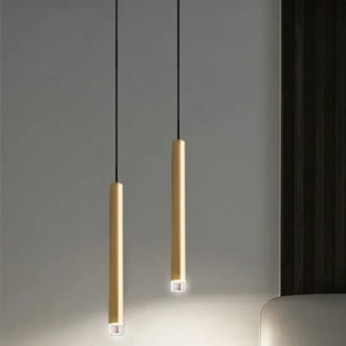 Pendente cilindro fino 50cm