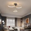 Ouro-cromado-brilho-moderno-led-luzes-de-teto-para-sala-estar-jantar-quarto-estudo-sala-pendurado-1 Plafon minimalista argola aluminio