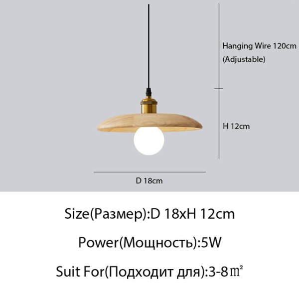 Pendente padrão madeira | Comprar com Frete Grátis