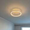 Plafon led argola alumínio