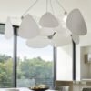 Lustre folha grade rural rattan