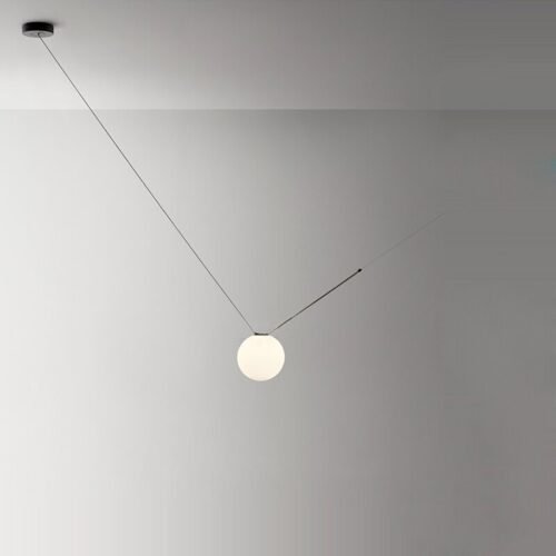 Seu-colar-led-cinto-t-xtil-bolha-de-vidro-branco-minimalismo-lustre-teto-lumunaire-l-mpada Lustre minimalista cinto têxtil