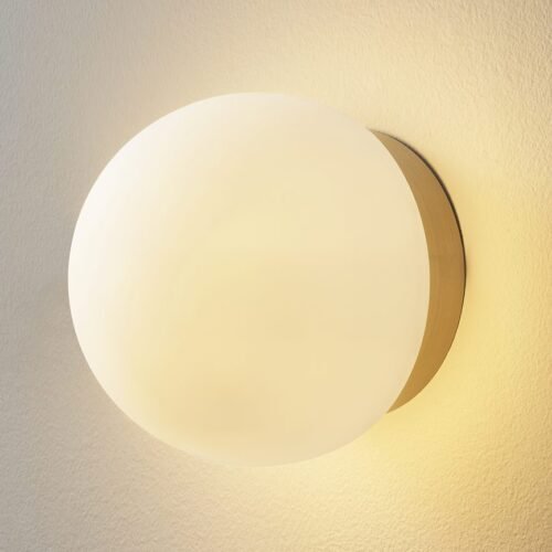 Simples-e-moderno-g9-l-mpada-de-parede-cabe-a-cogumelo-branco-l-mpada-de-parede Arandela cabeça cogumelo branco