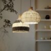 Pendente rustico rattan | Entrega em Todo Brasil