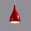 pendente moderno garrafa de aluminio vermelho marca miresa Pendente garrafa alumínio colorido