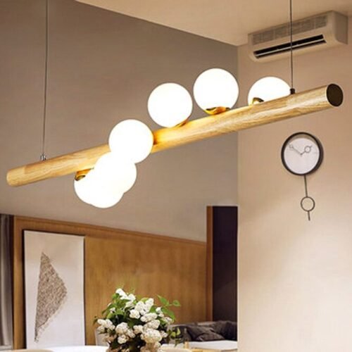 Bola-moderna-lustre-criativo-longo-tipo-sala-de-jantar-ilumina-o-lustre-luzes-penduradas-para-sala Lustre retangular longo bolas vidro
