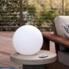 Brilhante-LED-Garden-Night-Lights-bola-ao-ar-livre-recarreg-vel-ilumina-o-interior-abajur-para-1 Luminária bola ao ar livre led recarregável