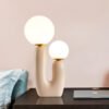 Cacto-LED-Table-Lamp-Nordic-Bedside-Study-Desk-Light-Living-Dining-Room-Decor-Lumin-rias-Brilho Abajur cogumelo 2 bolas vidro