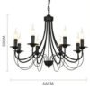 Candelabro-de-ferro-forjado-vintage-Candle-Light-Black-Metal-lumin-ria-para-sala-de-estar-foyer-1 Lustre provençal alumínio preto