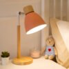Criativo-N-rdico-LED-Table-Lamp-Arte-Em-Madeira-Virar-A-Cabe-a-Simples-Luzes-De-2 Luminária de mesa pequeno articulado luz led 5w