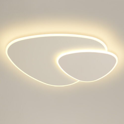 Plafon minimalista alumínio branco