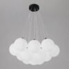 H88ef47bdf4334a5c91787b69dc3049d1K Lustre contemporâneo bolas vidro