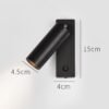 Interior-conduziu-a-luz-da-parede-nordic-luzes-do-ponto-para-o-quarto-ao-lado-da-2 Arandela led contemporânea clean