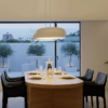 Interior-nordic-minimalista-restaurante-sala-de-estar-m-veis-decora-o-pingente-luzes-estudo-quarto-cafe-2 Pendente moderno branco ou preto