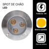 Kit-5-Balizador-Spot-Led-Embutir-Jardim-Ch-o-3w-Ip65-Quente-Para-Ilumina-o-Ao-2 Conjunto com Kit 5 Balizador Spot Led