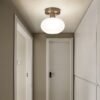 L-mpada-De-Teto-De-Vidro-Moderno-Para-Restaurante-Corredor-Corredor-Varanda-Decora-o-Quarto-Led-2 Plafon circular cúpula vidro branca