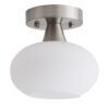 L-mpada-De-Teto-De-Vidro-Moderno-Para-Restaurante-Corredor-Corredor-Varanda-Decora-o-Quarto-Led Plafon circular cúpula vidro branca