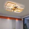 Melhor-moderno-led-luzes-de-teto-para-sala-de-estar-quarto-estudo-ouro-preto-pintado-lumin-1 Plafon led minimalista dourado retangular