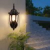 Modern-Waterproof-LED-Sconce-para-Villa-p-tio-entrada-do-corredor-l-mpada-de-parede-ao-1 Arandela colonial preta jardins