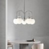 Lustre moderno bola vidro