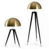 Mushroom-Head-Metal-Floor-Lamp-Nordic-Designer-Light-Standing-Lamps-para-sala-de-estar-e-quarto Luminária de chão tripé cogumelo