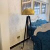 Mushroom-Head-Metal-Floor-Lamp-Nordic-Designer-Light-Standing-Lamps-para-sala-de-estar-e-quarto-3 Luminária de chão tripé cogumelo