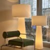 Luminária minimalista wabi sabi (Luminária minimalista Wabi Sabi Creme), disponível na Miresa, loja-de-luminárias-São-Paulo.